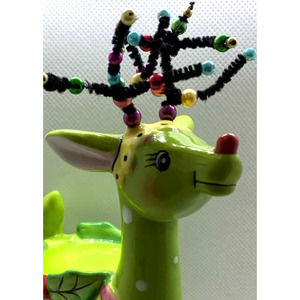 Appletree Wild Wonderful Winterland Reindeer Candle Holder by Babs Keller